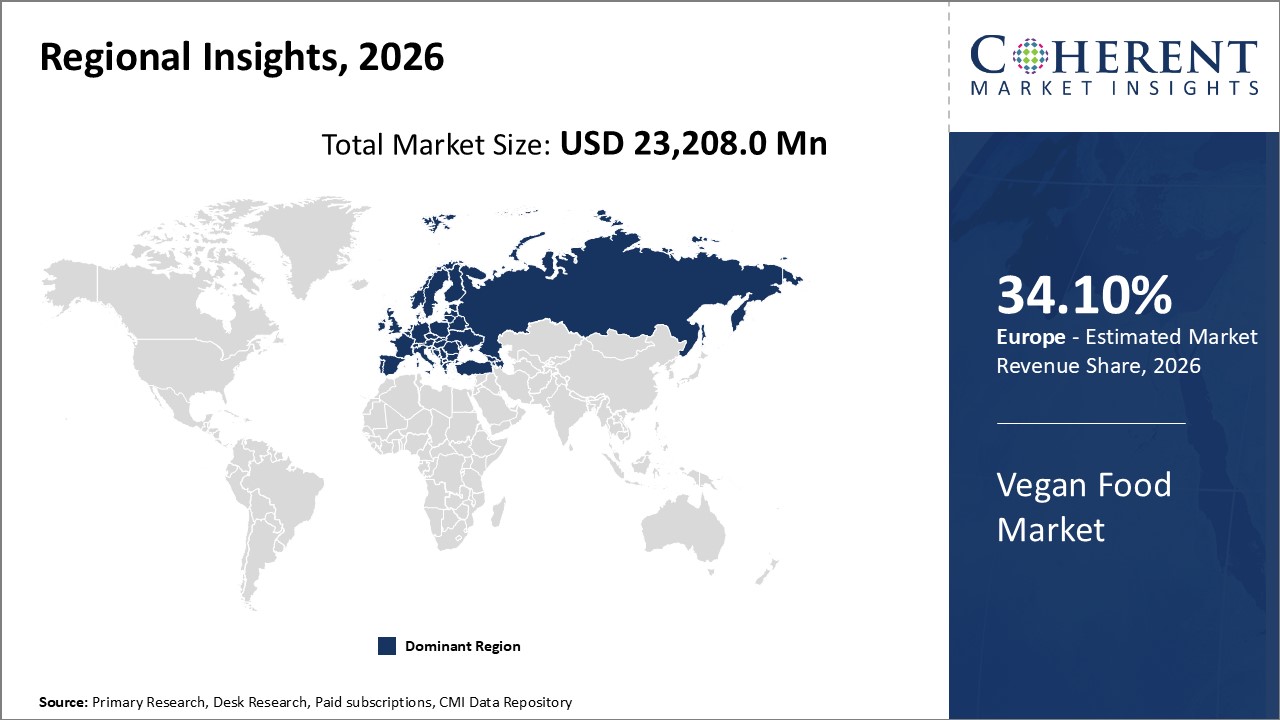 Vegan Food Market By Regional Insights